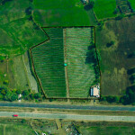 Farmland at Four Lane National Highway.