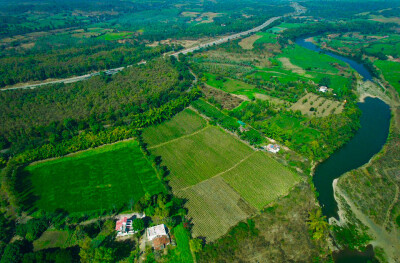River Side Farmland At Bargi